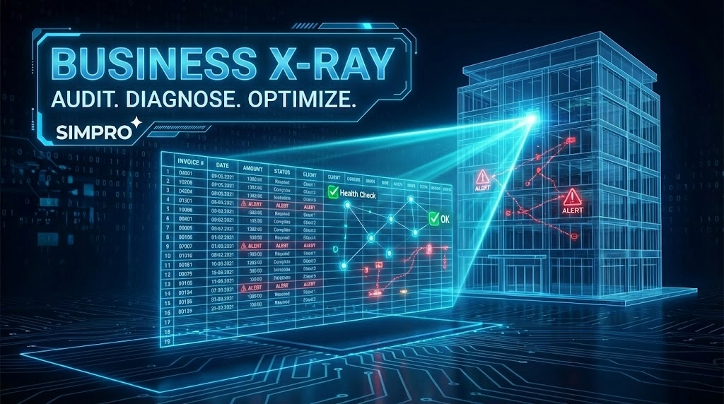 Business X-Ray for Simpro – visual insights and process intelligence
